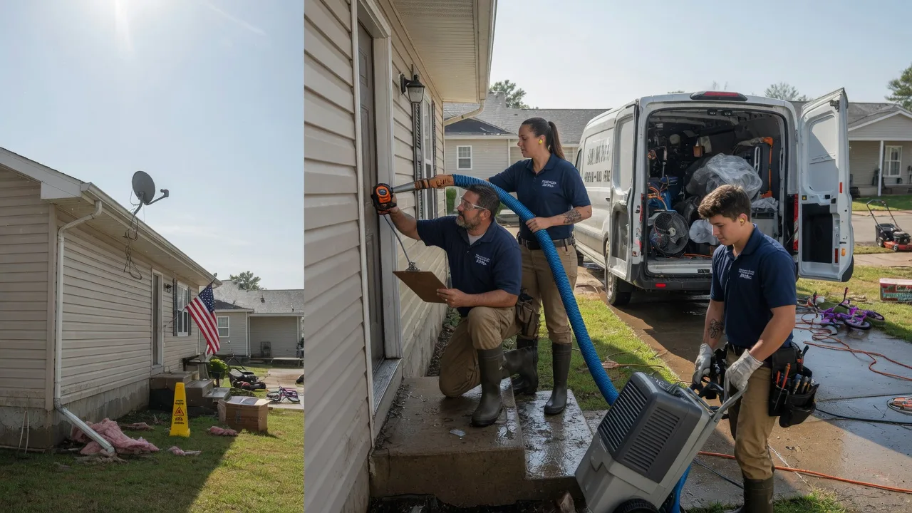 Ceiling Water Damage Restoration in Helmetta, NJ near me